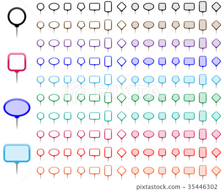 Marker blanks, map marks, pointer 35446302