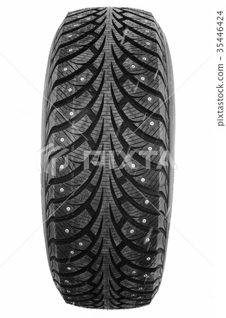 car wheel on white background car wheel on white background 35446424
