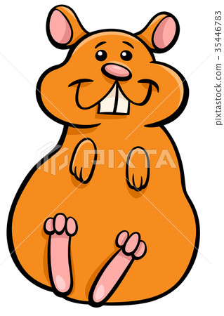 hamster animal character cartoon illustration 35446783