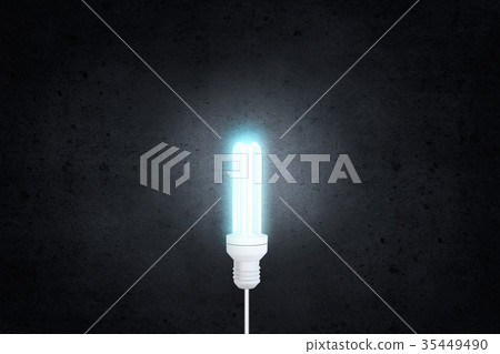 Hanging light bulb 35449490