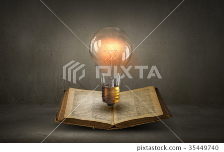 Book and light bulb Book and light bulb 35449740