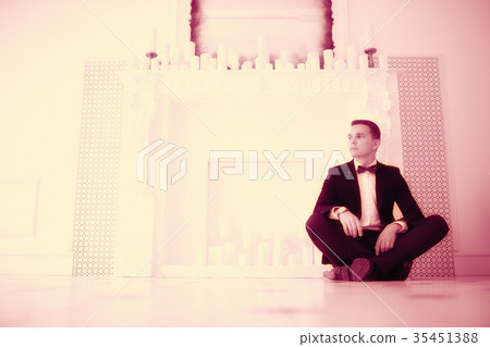 Businessman in a strict suit business man Businessman in a strict suit business man 35451388