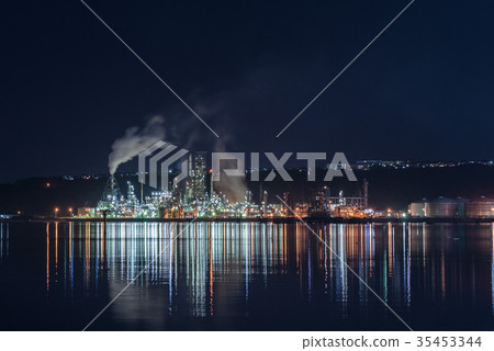 室蘭工廠夜景 室蘭工廠夜景 35453344
