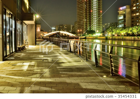 大阪熱市的夜景 大阪熱市的夜景 35454331