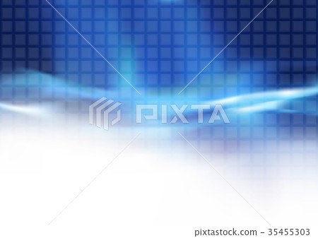 Abstract Blue Tiled Background 35455303