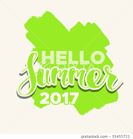 lettering composition of Summer lettering composition of Summer 35455721