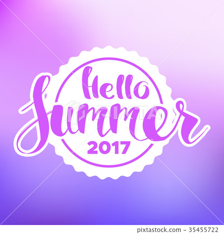 lettering composition of Summer 35455722