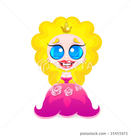 Illustration of beautiful princess Illustration of beautiful princess 35455971