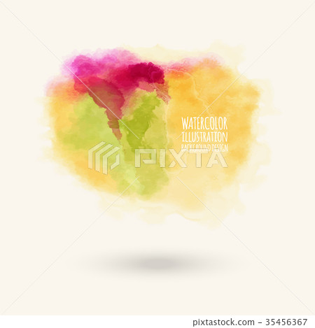 color watercolor background. vector illustration color watercolor background. vector illustration 35456367