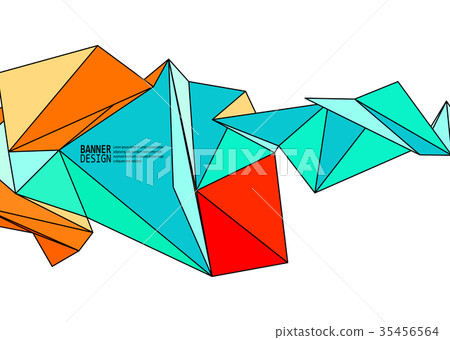 Vector Color Triangle Design Templates 35456564