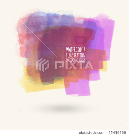 color watercolor background. vector illustration color watercolor background. vector illustration 35456566
