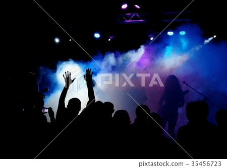 Outdoor live at night 35456723