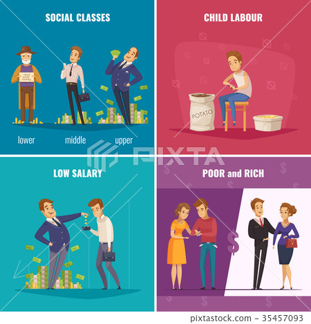 Poor And Rich 2x2 Design Concept Poor And Rich 2x2 Design Concept 35457093