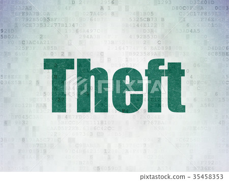 Protection concept: Theft on Digital Data Paper Protection concept: Theft on Digital Data Paper 35458353