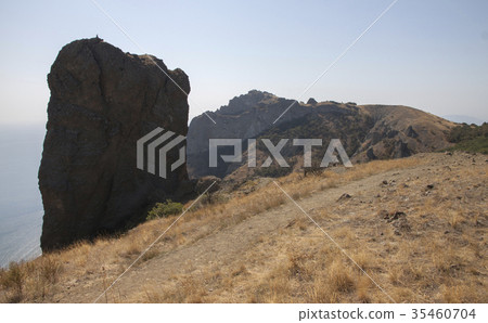 Mountain landscape in autumn on Mount Kara-Dag 35460704
