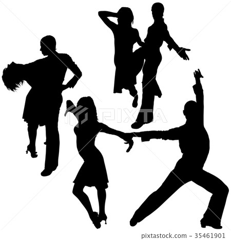 Latino Dance Silhouettes Latino Dance Silhouettes 35461901