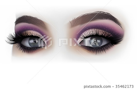 Woman Eyes Fashion Makeup Woman Eyes Fashion Makeup 35462173