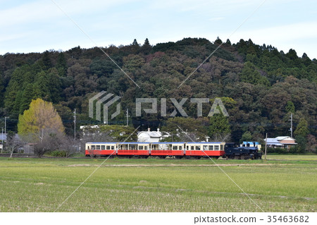 Kojima Railway Satoyama Train 35463682