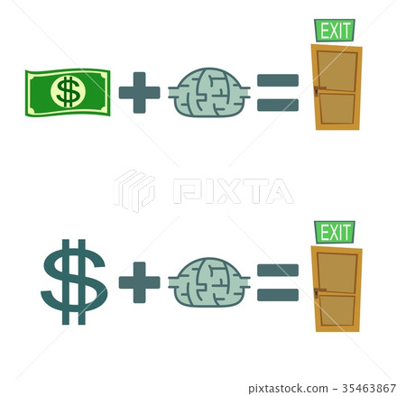 Way to exit . concept. Way to exit . concept. 35463867