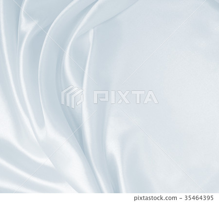 Smooth elegant grey silk or satin luxury cloth  35464395