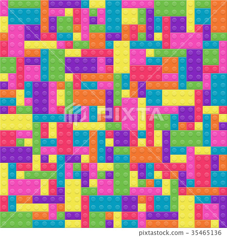 Background of child plastic building block Background of child plastic building block 35465136