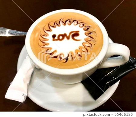 coffee cup with love 35466186