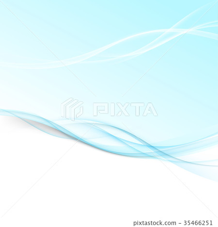 Abstract border blue smoke futuristic swoosh  35466251