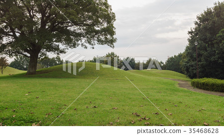 割草老墳塋小組的秋天風景 35468628