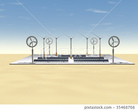 Desert power generation image 35468708