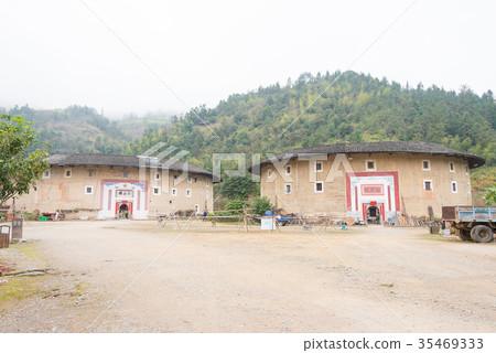 World Heritage Fujian Toro River Pits Towers Nanjiang County, Fujian Province, China World Heritage Fujian Toro River Pits Towers Nanjiang County, Fujian Province, China 35469333