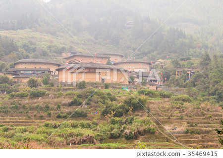 World Heritage Fujian Toro Rice field pit towers China-Nanjiang County, Fujian Province World Heritage Fujian Toro Rice field pit towers China-Nanjiang County, Fujian Province 35469415
