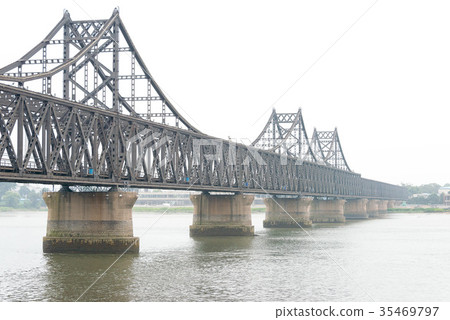 China-North Korea Border Liangjiang Dandong City, Liaoning Province China 35469797