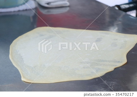 Making of dessert sweet roti Making of dessert sweet roti 35470217