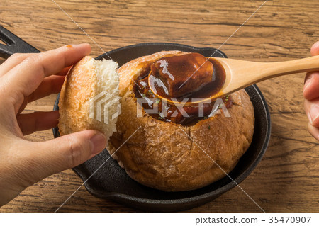 燉麵包碗 35470907