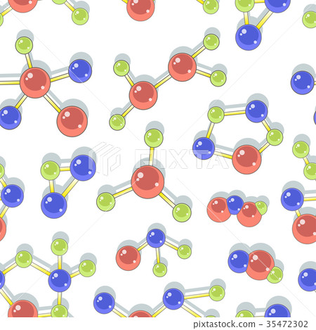 Molecule icons set pattern Molecule icons set pattern 35472302