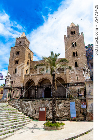 The Cathedral of Cefalu, Sicily, Italy. 35473429