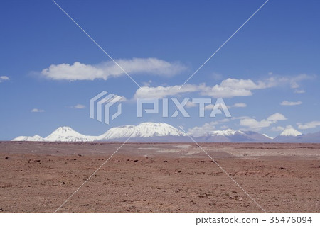 Mountains of the Atacama Desert and the Andes Mountains around the Rascal Volcano in the Highlands of Northern Chile, South America Mountains of the Atacama Desert and the Andes Mountains around the Rascal Volcano in the Highlands of Northern Chile, South America 35476094