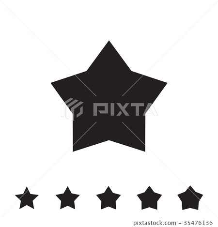 Star Vector Icons Isolated 35476136