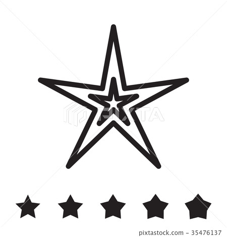 Star Vector Icons Isolated Star Vector Icons Isolated 35476137