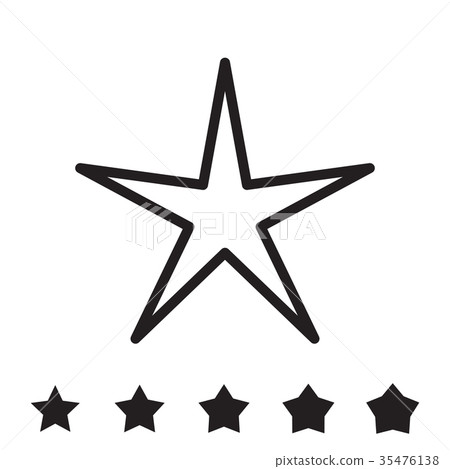 Star Vector Icons Isolated 35476138