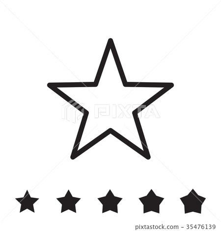 Star Vector Icons Isolated 35476139