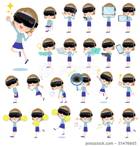 virtual reality goggle women_2 virtual reality goggle women_2 35476605