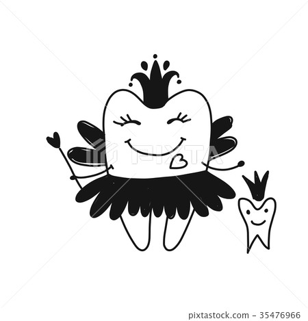Tooth fairy, sketch for your design Tooth fairy, sketch for your design 35476966