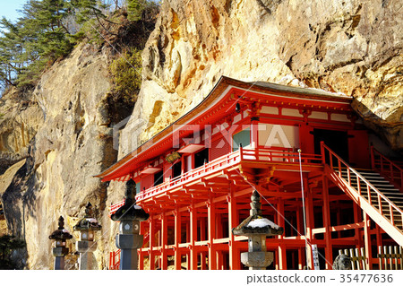 Hiraizumi在冬天，Tatsuya Caves，Bishamon-do 35477636