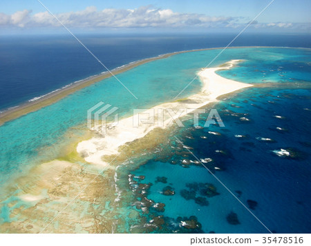 久米島討厭海灘鳥瞰圖 久米島討厭海灘鳥瞰圖 35478516