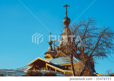 wooden Church in Russia 35478755