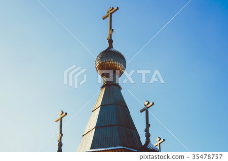 wooden Church in Russia 35478757
