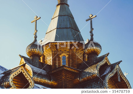 wooden Church in Russia 35478759