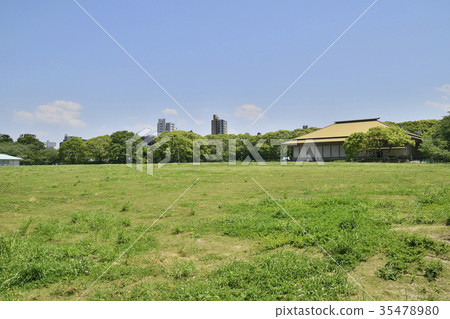 Kodate建築遺址Maizuru公園Heiwadai棒球場的踪跡 35478980