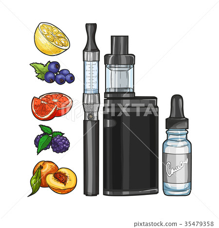 Vector set e-cigarette Vector set e-cigarette 35479358